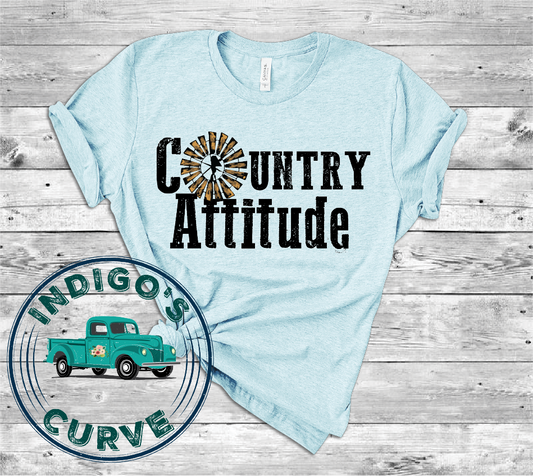Country Attitude Short Sleeve Tee