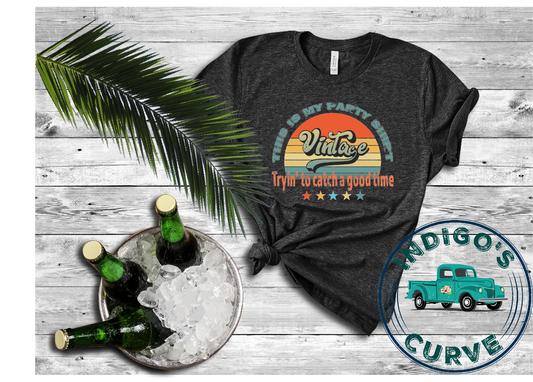 This Is My Party Shirt Vintage Tee