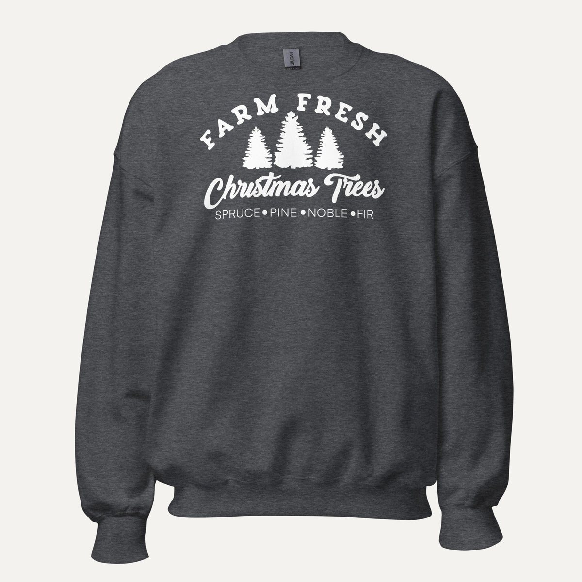Christmas collection - Farm Fresh Christmas Trees Unisex Long Sleeve Sweatshirt