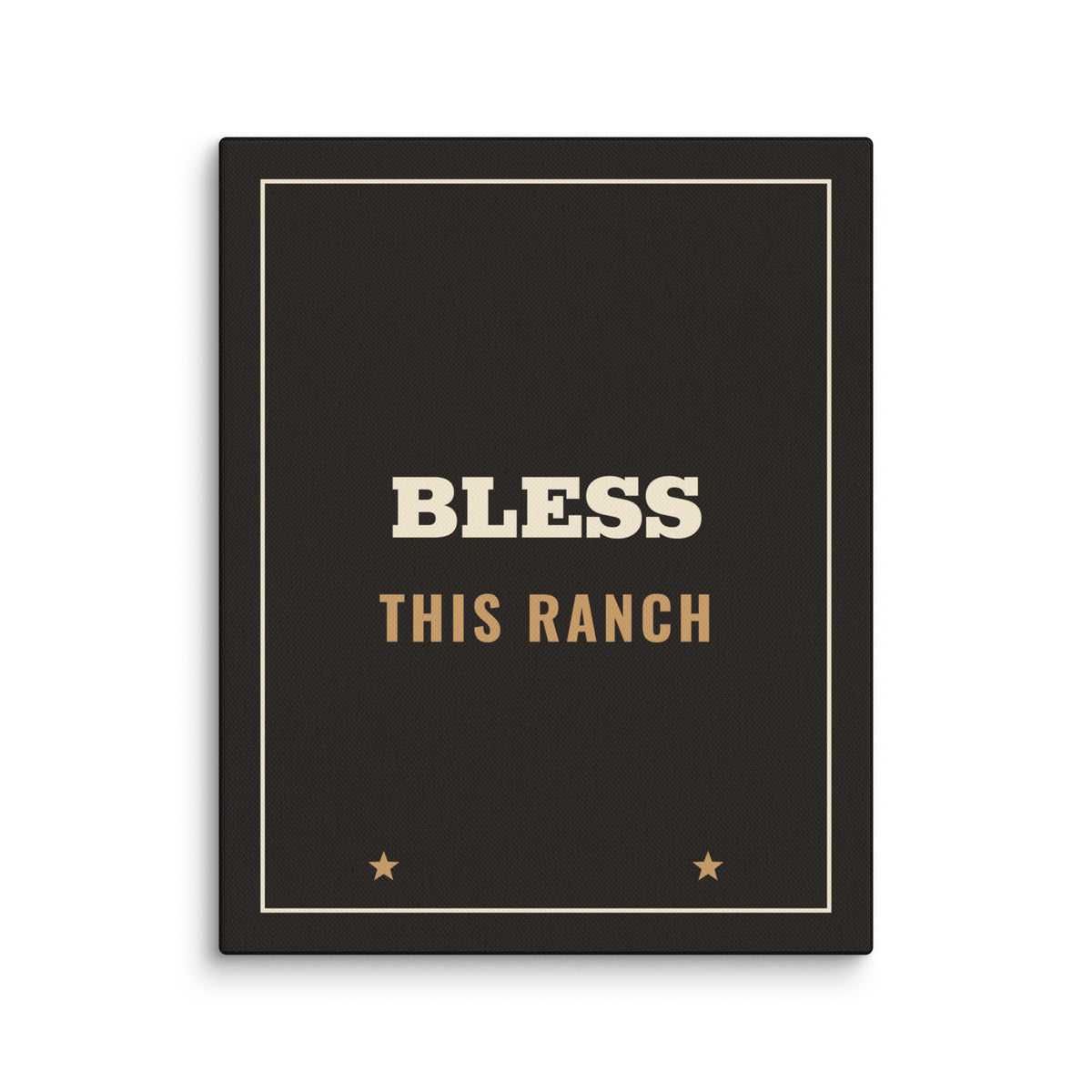 Bless This Ranch Canvas Print in 8″×10″, front view