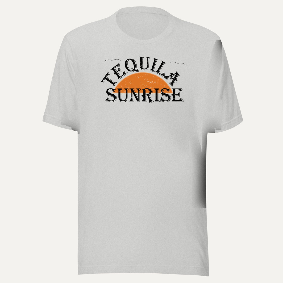 Tequila Sunrise Short Sleeve Tee in Athletic Heather, front view