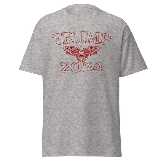 Trump 2024 Red Eagle Gildan Tee, Vintage Design, President Trump