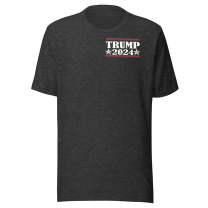 Felon Wanted For President Trump 2024 Front and Back Tee