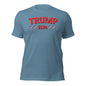 Trump 2024 Red with American Flag Stars Short Sleeve Tee