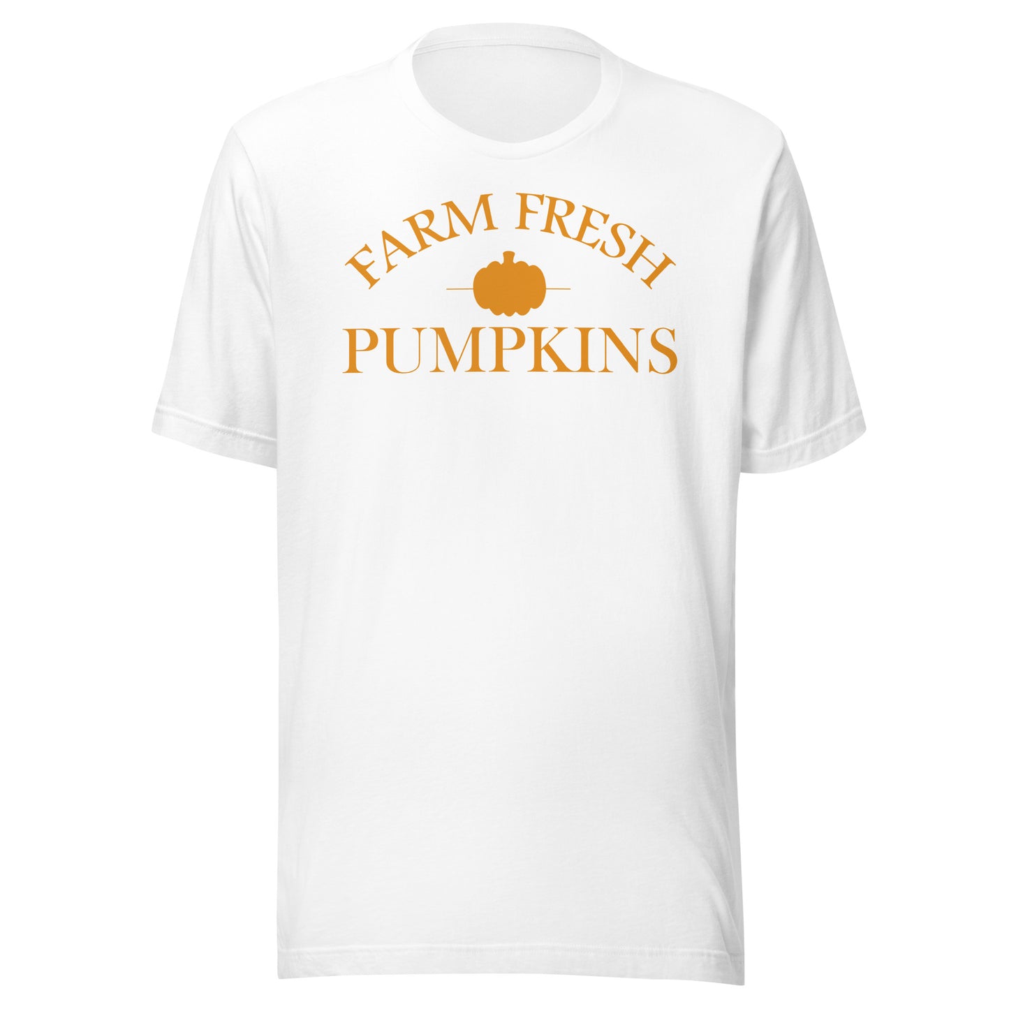 Farm Fresh Pumpkins Plain Short Sleeve Tee