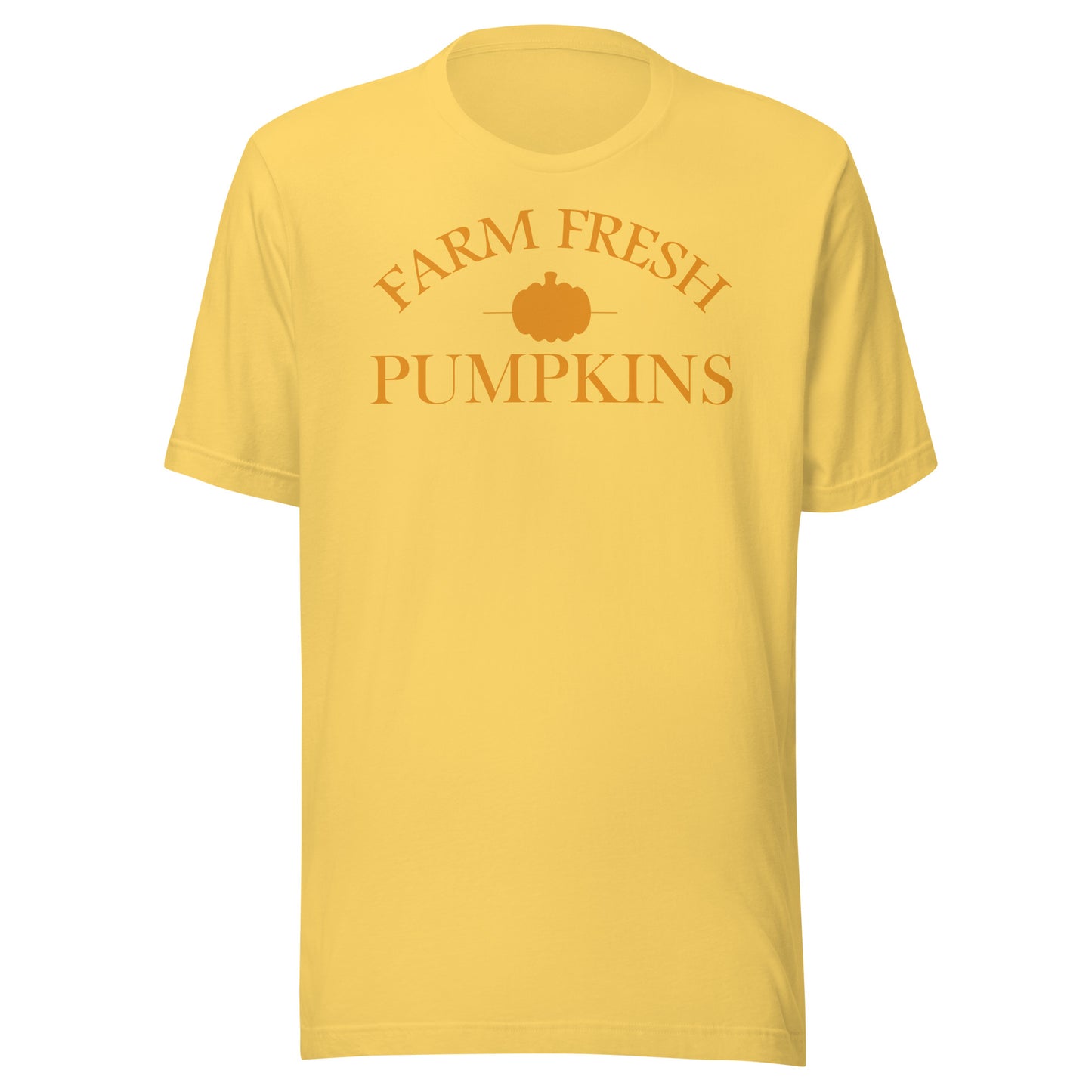 Farm Fresh Pumpkins Plain Short Sleeve Tee