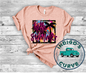 Hello Summer Tropical Neon Short Sleeve Tee