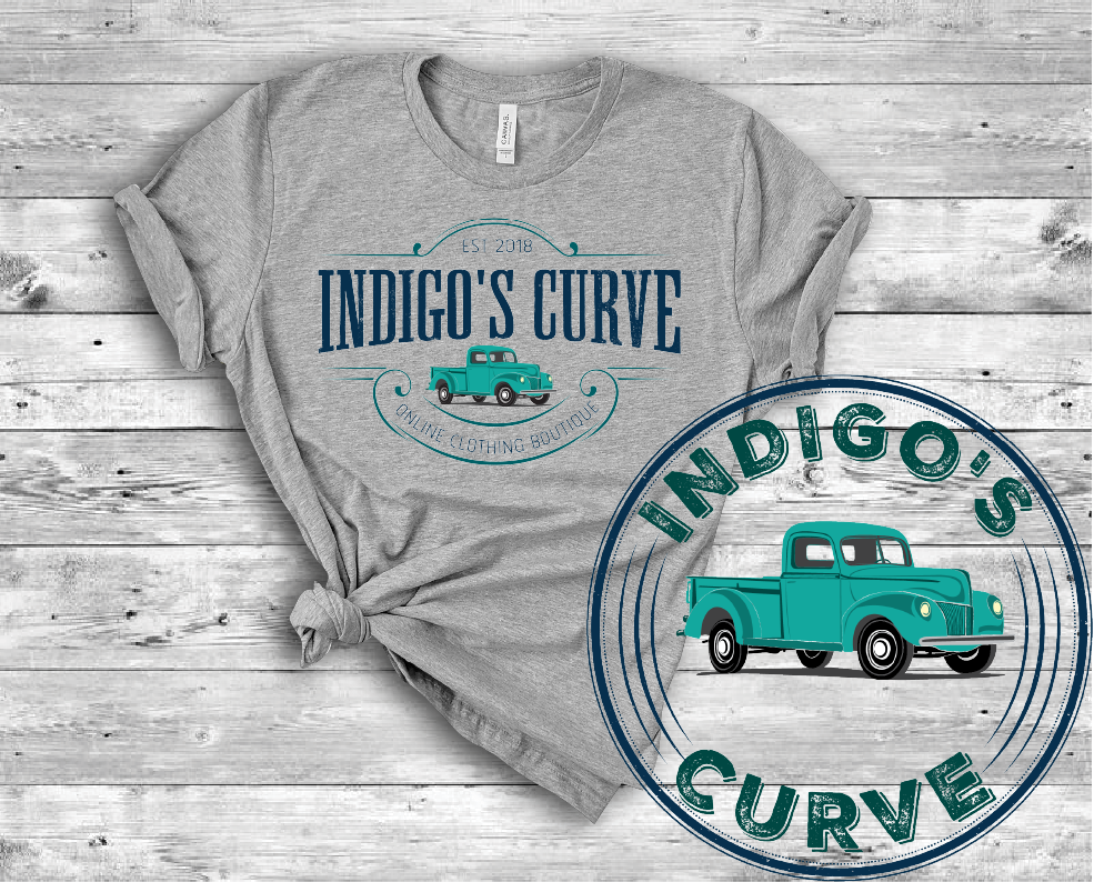 Indigo's Curve Signature Short Sleeve Tee