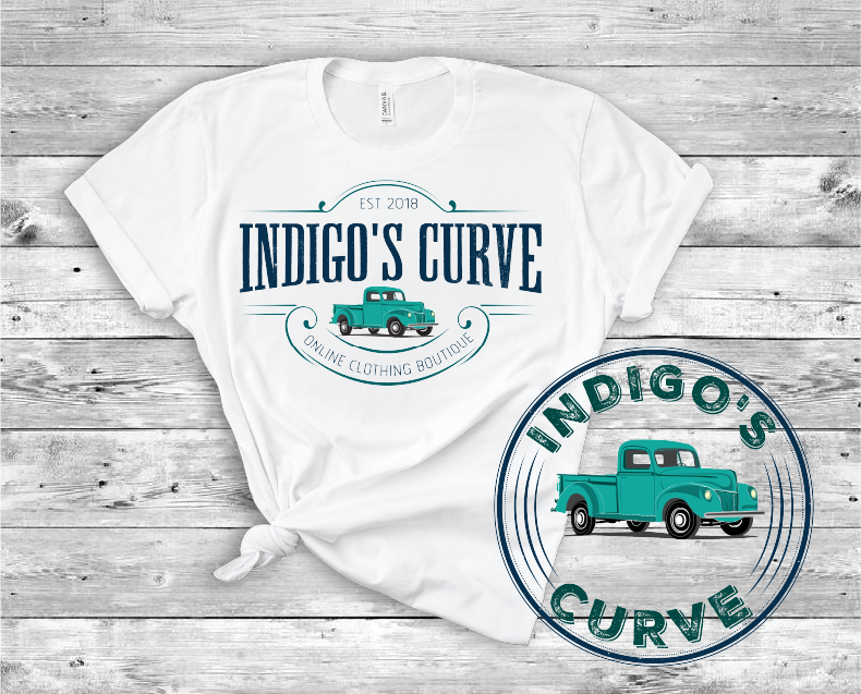 Indigo's Curve Signature Short Sleeve Tee