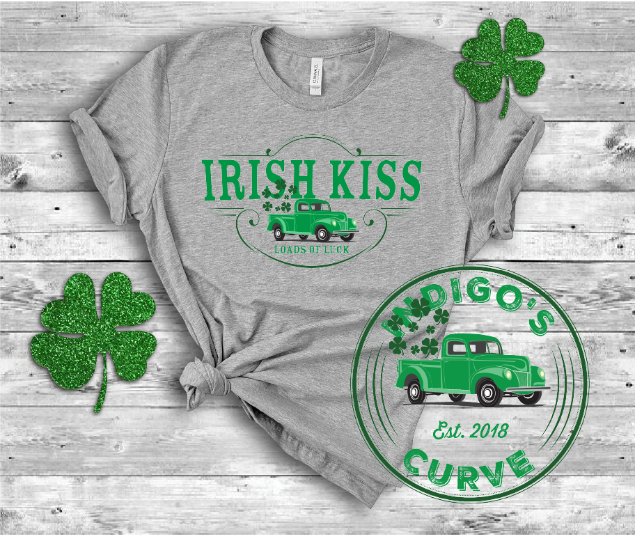 Irish Kiss Loads Of Luck Short Sleeve Unisex Tee