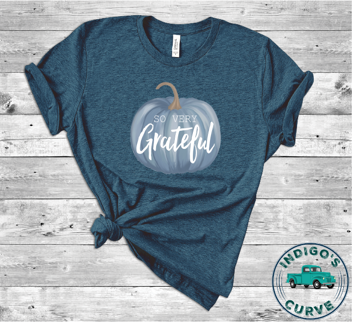 So Very Grateful Pumpkin Short Sleeve Tee