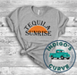 Tequila Sunrise Bella Canvas 3001 Tee